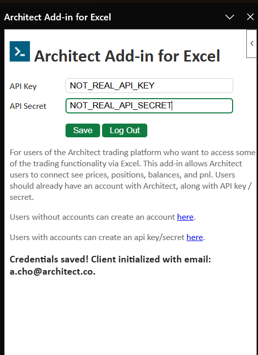 Search for Architect Add-in